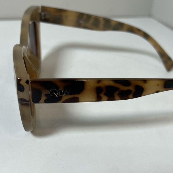 QUAY x SHAY Jinx Nomadchic Mitchell Sunglasses Desert Leopard MCM Glasses EUC - Picture 10 of 11